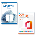 Combo Windows 11 Home + Office 2021 Professional