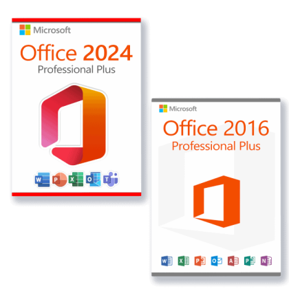 Microsoft Office 2024 Professional Plus + Microsoft Office 2016 Professional Plus für 3 PC